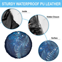 Matariki New Zealand Maori Silver Fern Spare Tire Cover Galaxy Blue Sky Style LT03 - Polynesian Pride