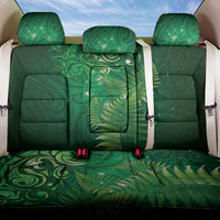 Matariki New Zealand Maori Silver Fern Back Car Seat Cover Galaxy Green Sky Style LT03 One Size Green - Polynesian Pride