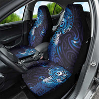 Matariki New Zealand Maori Koru Art Tattoo Car Seat Cover New Year Galaxy Blue Sky Style LT03 - Polynesian Pride