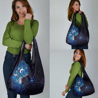 Matariki New Zealand Maori Koru Art Tattoo Grocery Bag New Year Galaxy Blue Sky Style LT03 - Polynesian Pride