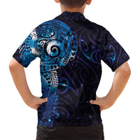 Matariki New Zealand Maori Koru Art Tattoo Hawaiian Shirt New Year Galaxy Blue Sky Style LT03 - Polynesian Pride