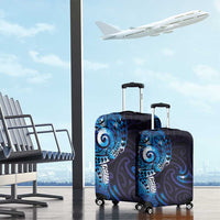 Matariki New Zealand Maori Koru Art Tattoo Luggage Cover New Year Galaxy Blue Sky Style LT03 - Polynesian Pride