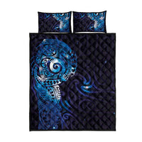 Matariki New Zealand Maori Koru Art Tattoo Quilt Bed Set New Year Galaxy Blue Sky Style LT03 - Polynesian Pride