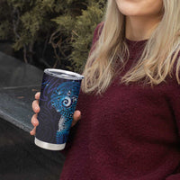Matariki New Zealand Maori Koru Art Tattoo Tumbler Cup New Year Galaxy Blue Sky Style LT03 - Polynesian Pride