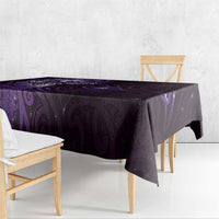 Matariki New Zealand Maori Koru Art Tattoo Tablecloth New Year Galaxy Purple Sky Style LT03 - Polynesian Pride