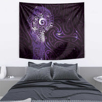 Matariki New Zealand Maori Koru Art Tattoo Tapestry New Year Galaxy Purple Sky Style LT03 - Polynesian Pride