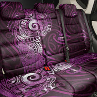 Matariki New Zealand Maori Koru Art Tattoo Back Car Seat Cover New Year Galaxy Pink Sky Style LT03 - Polynesian Pride