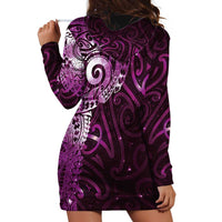 Matariki New Zealand Maori Koru Art Tattoo Hoodie Dress New Year Galaxy Pink Sky Style LT03 - Polynesian Pride