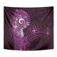 Matariki New Zealand Maori Koru Art Tattoo Tapestry New Year Galaxy Pink Sky Style LT03 - Polynesian Pride