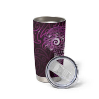 Matariki New Zealand Maori Koru Art Tattoo Tumbler Cup New Year Galaxy Pink Sky Style LT03 - Polynesian Pride