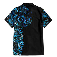 New Zealand Maori Koru Art Traditional Tattoo Family Matching Mermaid Dress and Hawaiian Shirt Paua Shell LT03 - Polynesian Pride