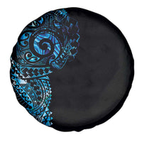 New Zealand Maori Koru Art Traditional Tattoo Spare Tire Cover Paua Shell LT03 - Polynesian Pride