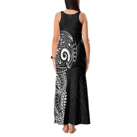 New Zealand Maori Koru Art Traditional Tattoo Tank Maxi Dress Simple Style LT03 - Polynesian Pride