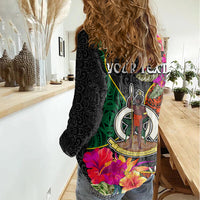 Personalised Penama Day Women Casual Shirt Proud To Be A Ni-Van Beauty Pacific Flower LT03 - Polynesian Pride