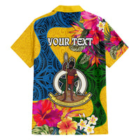 Personalised Malampa Day Kid Hawaiian Shirt Proud To Be A Ni-Van Beauty Pacific Flower LT03 - Polynesian Pride