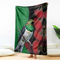 New Zealand Kereru And Pohutukawa Blanket Maori Tribal Tattoo LT03 - Polynesian Pride