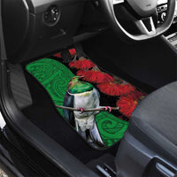 New Zealand Kereru And Pohutukawa Car Mats Maori Tribal Tattoo LT03 - Polynesian Pride