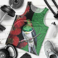 New Zealand Kereru And Pohutukawa Men Tank Top Maori Tribal Tattoo LT03 - Polynesian Pride