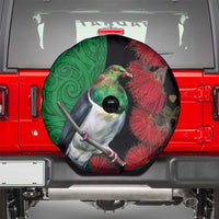 New Zealand Kereru And Pohutukawa Spare Tire Cover Maori Tribal Tattoo LT03 - Polynesian Pride