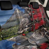 New Zealand Kea And Pohutukawa Back Car Seat Cover With The Mountain Landscape LT03 - Polynesian Pride
