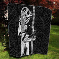 Hawaii Niihau Island Quilt Hawaiian King and Kakau Symbols Abstract Shoulder Tattoo LT03 - Polynesian Pride