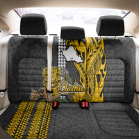 Hawaii Oahu Island Back Car Seat Cover Hawaiian Warrior and Kakau Symbols Abstract Tattoo LT03 - Polynesian Pride