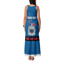 Samoa Merry Christmas Family Matching Tank Maxi Dress and Hawaiian Shirt Santa Suit Style With Tatau Tattoo Pattern LT03 - Polynesian Pride
