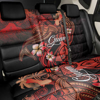 Guam Tribal Chamorro Back Car Seat Cover Polynesian Shark with Plumeria and Sea Vibe LT03 - Polynesian Pride