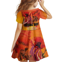 Australia and New Zealand ANZAC Day Family Matching Summer Maxi Dress and Hawaiian Shirt Soldiers Memories - Red Poppies with Aboriginal and Maori Art LT03 - Polynesian Pride