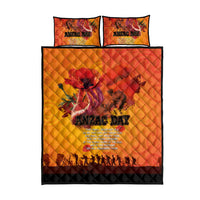 Australia and New Zealand ANZAC Day Quilt Bed Set Soldiers Memories - Red Poppies with Aboriginal and Maori Art LT03 - Polynesian Pride