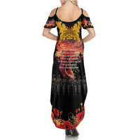 Australia ANZAC Day Family Matching Summer Maxi Dress and Hawaiian Shirt Forever in My Thoughts LT03 - Polynesian Pride