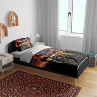 Australia and New Zealand ANZAC Day Bedding Set Kangaroo and Kiwi Bird Soldier - Forever in My Thoughts LT03 - Polynesian Pride