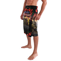 Australia and New Zealand ANZAC Day Lavalava Kangaroo and Kiwi Bird Soldier - Forever in My Thoughts LT03 - Polynesian Pride