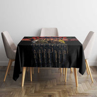 Australia and New Zealand ANZAC Day Tablecloth Kangaroo and Kiwi Bird Soldier - Forever in My Thoughts LT03 - Polynesian Pride