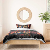 New Zealand ANZAC Day Bedding Set Tui Bird and Kiwi Bird Soldier - Forever in My Thoughts LT03 - Polynesian Pride