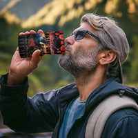New Zealand ANZAC Day 4 in 1 Can Cooler Tumbler Tui Bird and Kiwi Bird Soldier Forever in My Thoughts LT03 - Polynesian Pride