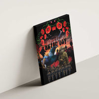 New Zealand ANZAC Day Canvas Wall Art Tui Bird and Kiwi Bird Soldier - Forever in My Thoughts LT03 - Polynesian Pride