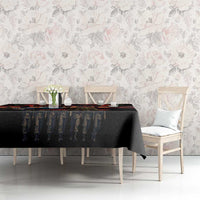 New Zealand ANZAC Day Tablecloth Tui Bird and Kiwi Bird Soldier - Forever in My Thoughts LT03 - Polynesian Pride