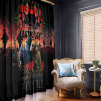 New Zealand ANZAC Day Window Curtain Tui Bird and Kiwi Bird Soldier - Forever in My Thoughts LT03 - Polynesian Pride