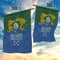 Solomon Islands Garden Flag The Guardians-Tribal Crocodile and Shark Melanesian Tattoo LT03 - Polynesian Pride
