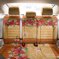 Hawaii Hibiscus Back Car Seat Cover Turtles and Tribal Motifs Vintage Floral Style LT03 - Polynesian Pride