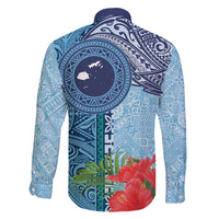 Fiji Day Family Matching Puletasi and Hawaiian Shirt Tapa Pattern and Hibiscus Flower LT03 - Polynesian Pride