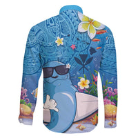 Aloha Hawaiian Monk Seal Family Matching Puletasi and Hawaiian Shirt Polynesian Tattoo The Ocean and Undersea Vibe LT03 - Polynesian Pride