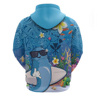 Aloha Hawaiian Monk Seal Hoodie Polynesian Tattoo The Ocean and Undersea Vibe LT03 - Polynesian Pride