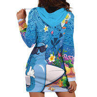 Aloha Hawaiian Monk Seal Hoodie Dress Polynesian Tattoo The Ocean and Undersea Vibe LT03 - Polynesian Pride