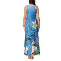 Aloha Hawaiian Monk Seal Tank Maxi Dress Polynesian Tattoo The Ocean and Undersea Vibe LT03 - Polynesian Pride