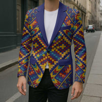 Kolose-Tuvalu Crochet Blazer with Polynesian and Pacific Tattoos - Polynesian Pride