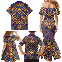 Kolose-Tuvalu Crochet Family Matching Mermaid Dress and Hawaiian Shirt with Polynesian and Pacific Tattoos LT03 - Polynesian Pride