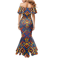 Kolose-Tuvalu Crochet Family Matching Mermaid Dress and Hawaiian Shirt with Polynesian and Pacific Tattoos LT03 - Polynesian Pride