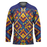Kolose-Tuvalu Crochet Hockey Jersey with Polynesian and Pacific Tattoos - Polynesian Pride